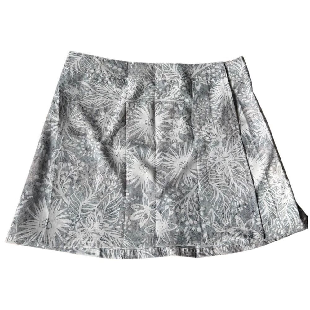 RipSkirt New Cover Up Beachy Gray White Pink Large